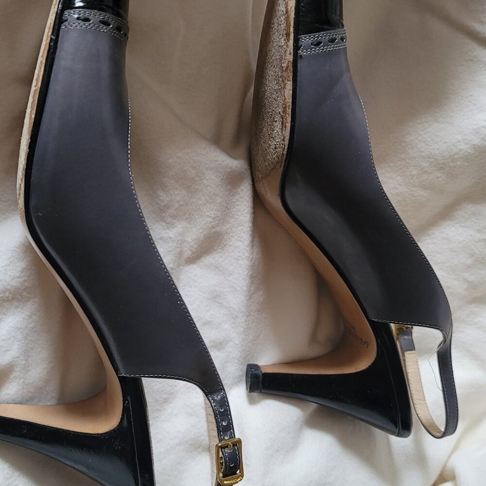 Ferragamo Antonia sling backs size 7 1/2 AAA in box - Picture 2 of 6